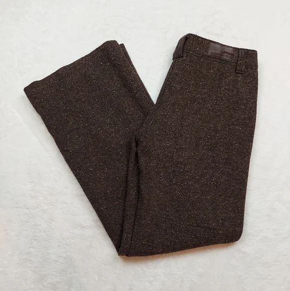 Calvin Klein Jeans Wool Blend Lined Dress Pants Mid Rise Straight Leg Size 6 - Picture 1 of 12